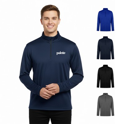 Men's UV Micro Mesh Quarter Zip Pullover