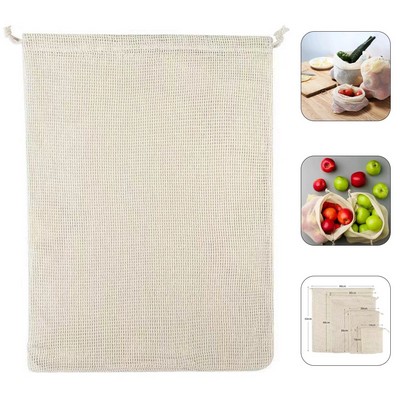 Breathable Cotton Mesh Produce Bag