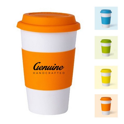 12.5oz Double Ceramic Coffee Mug