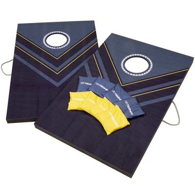Escalade Sports Triumph Sports - Led 2 X 3-Foot Cornhole, Dark Blue & Yellow