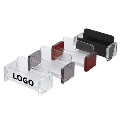 Acrylic Clear Desktop Business Card Holder