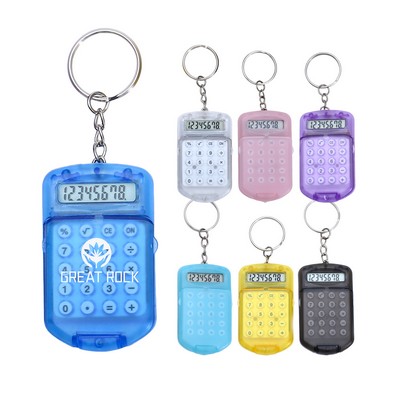 Mini Keychain Calculator W/ Flip