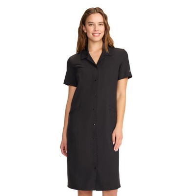 Cherokee - WW Originals Ultra - Women's 2-Pocket Button Front Dress