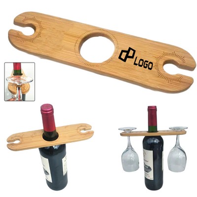 Wooden Wine Glass Holder
