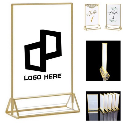 Acrylic Menu Sign Holder