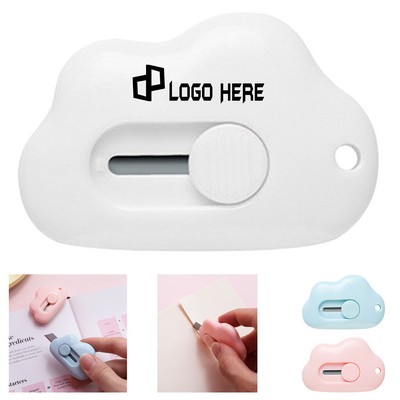 Cloud-Shaped Mini Retractable Utility Knife
