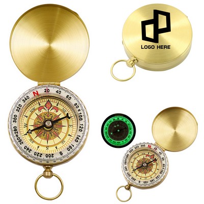 Classic Camping Compass W/ Flip-Top Cap