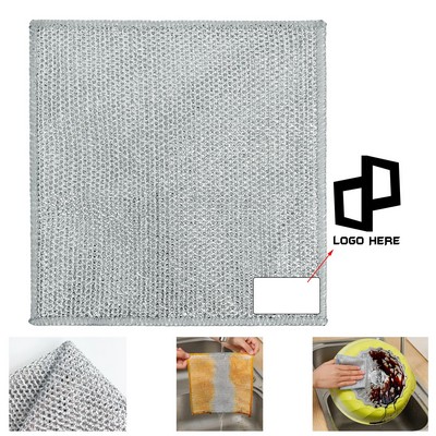 11.8 X 11.8" Double Layer Silver Wire Cloth