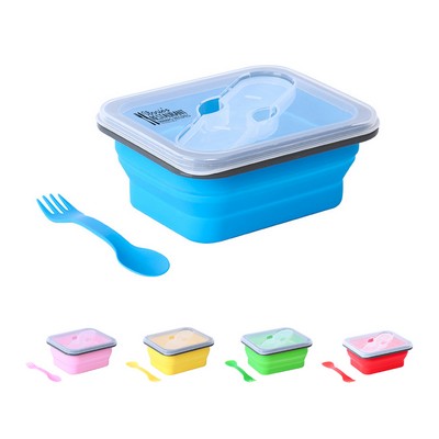 24oz Collapsible Silicone Lunch Box