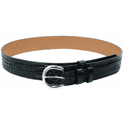 2 1/4" Basket Weave Leather River Belt