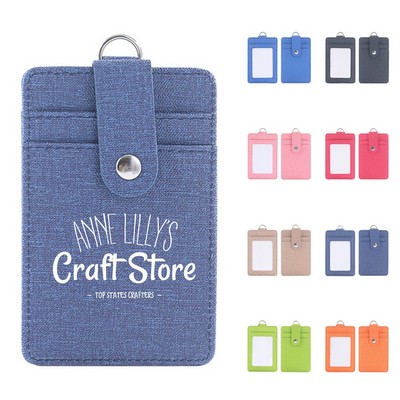 Dual Slot PU Leather Holder