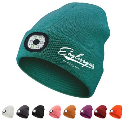 LED Rechargeable Beanie