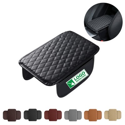Microfiber Leather Car Armrest Cover Cushion