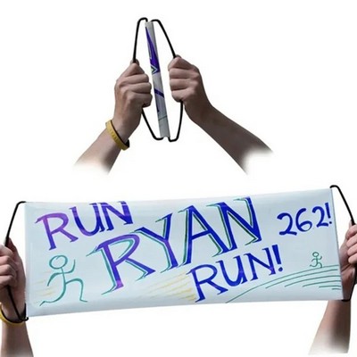 Retractable Rolling Banner With Handle