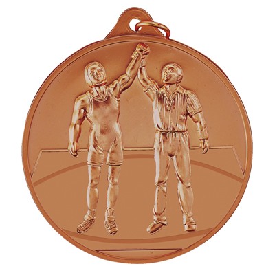 1 1/2" Bronze Wrestling Winner Medal