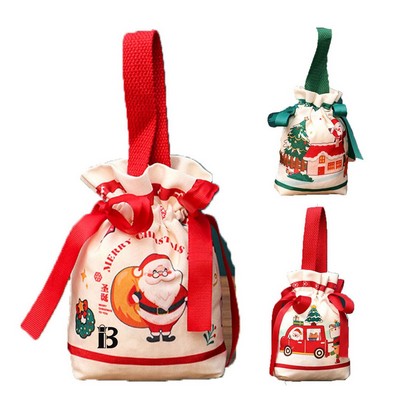 Christmas Canvas Gift Bag