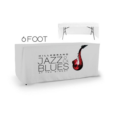 6' 3 Sided Fitted Tablecover