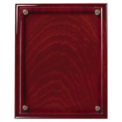 Rosewood Piano Finish Floating Acrylic Plaque (9"x 12")
