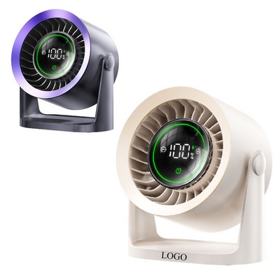 Compact Multifunction Desktop Fan For Office