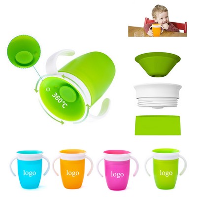 Silicone 360 Degree Baby Learning Drinking Training Cup