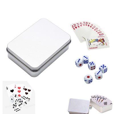 Playing Cards and Dice Set