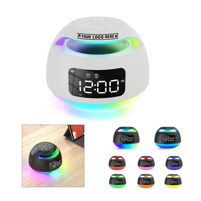 Bluetooth Speaker with Alarm Clock