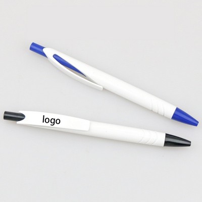 Plastic Retractable Ballpoint Pen