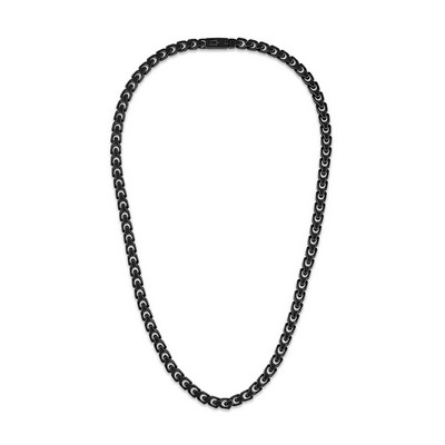 Bulova Jewelry Link™ Antique Finish Stainless Steel Necklace