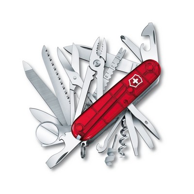 Victorinox Swiss Army Corporate Gifts Knife Swiss Champ- Translucent Ruby