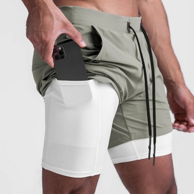 2" 1 Mens Workout Shorts