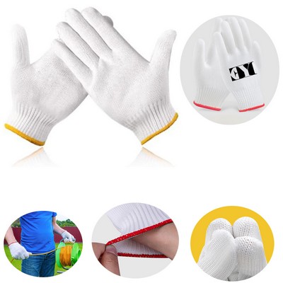 Thickened Knitted Safety Work Gloves