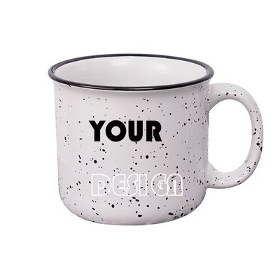 Spotted Ceramic Campfire Mug