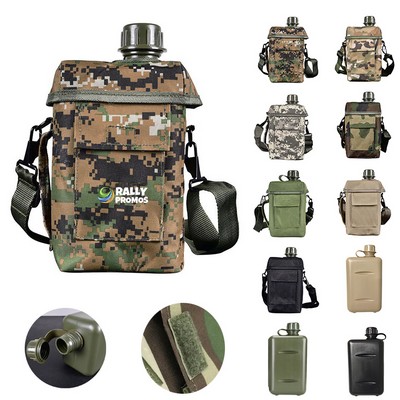 Tactical Canteen Carrier Cover with Shoulder Strap