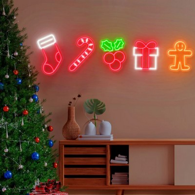 Christmas Neon Lights Decor