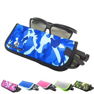 Neoprene Soft Eyeglass Pouch For Scratch Protection