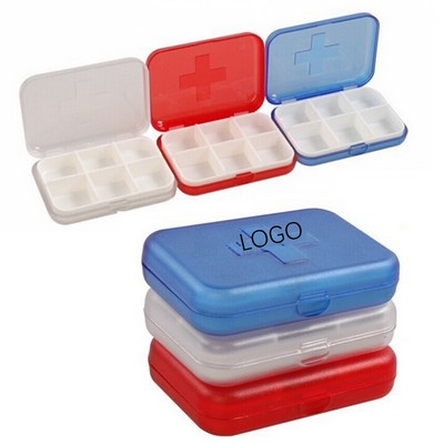 6-Grid Medicine Storage Box