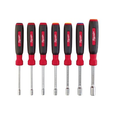 Milwaukee 7Pc Magnetic Hollowcore Metric Nut Driver Set