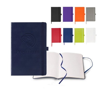 Soft Premium PU Leather Notebook with Pen Loop