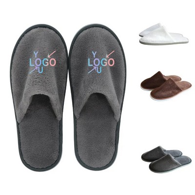 Plush Velvet Hotel Slippers