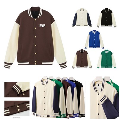 Plain Baseball Varsity Jacket