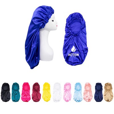 Large Satin Bonnet Sleep Cap