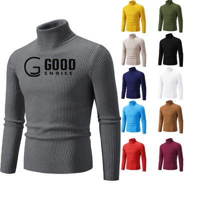 Men's Turtleneck ThermalPullover Sweater