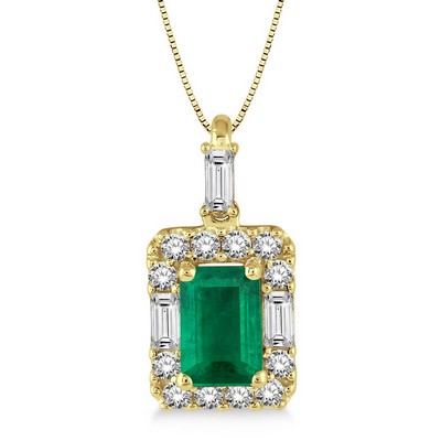 Jilco Emerald And Diamond Necklace
