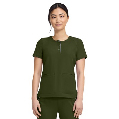 Healing Hands - 360 - Women's 3-Pocket Crew Neck Top