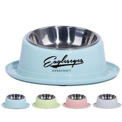 Stainless Steel Pet Feeding Bowl with Non-Slip Base