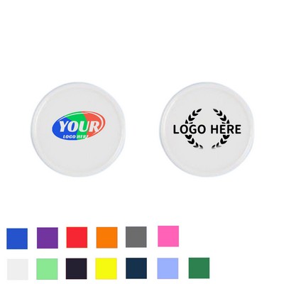 Full Color Round Solid Plastic Token