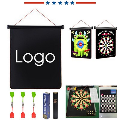 1 Dartboard 6 Darts Magnetic Game Set