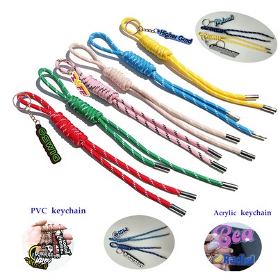Paracord Key Chain with PVC Key chain