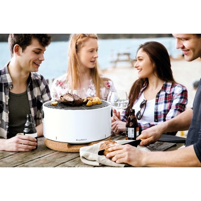 BergHoff Tabletop Bbq - White 13.75 X 8.75"