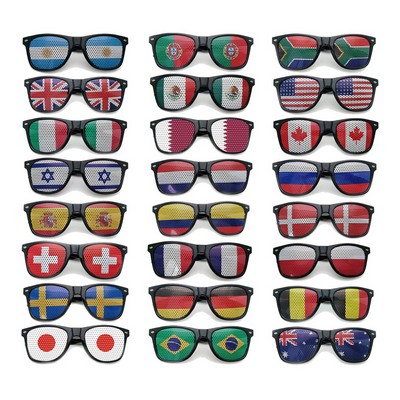 World Cup National Flag Sunglasses USA Classic Patriot